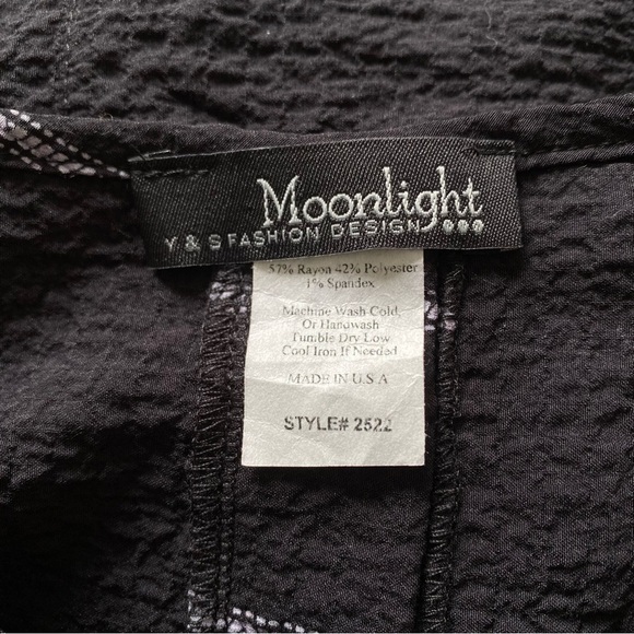 Moonlight Y&S Fashion Design Artsy Blouse Button Back Top Lagenlook Size Large - Picture 9 of 9